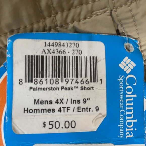 Columbia Omni Shade UPF 50 Shorts Size 4X - Picture 4 of 10